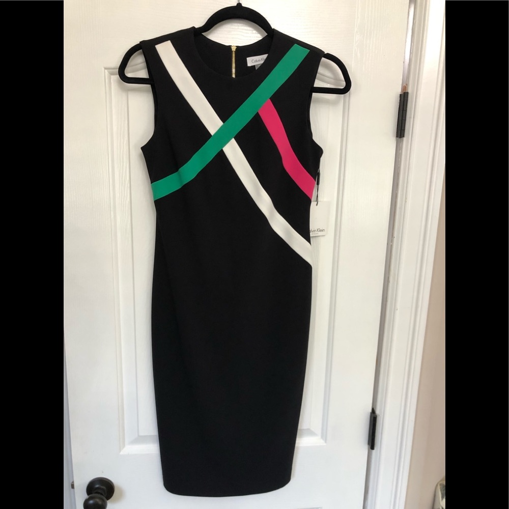 Sleeveless black Calvin Klein dress